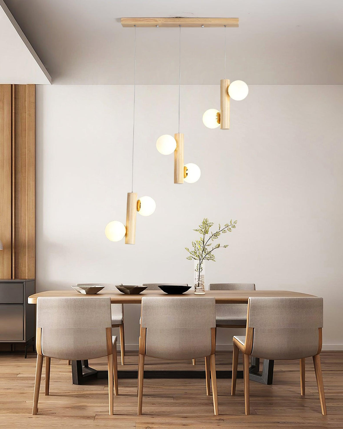 Solstica Hout klassieke hanglamp