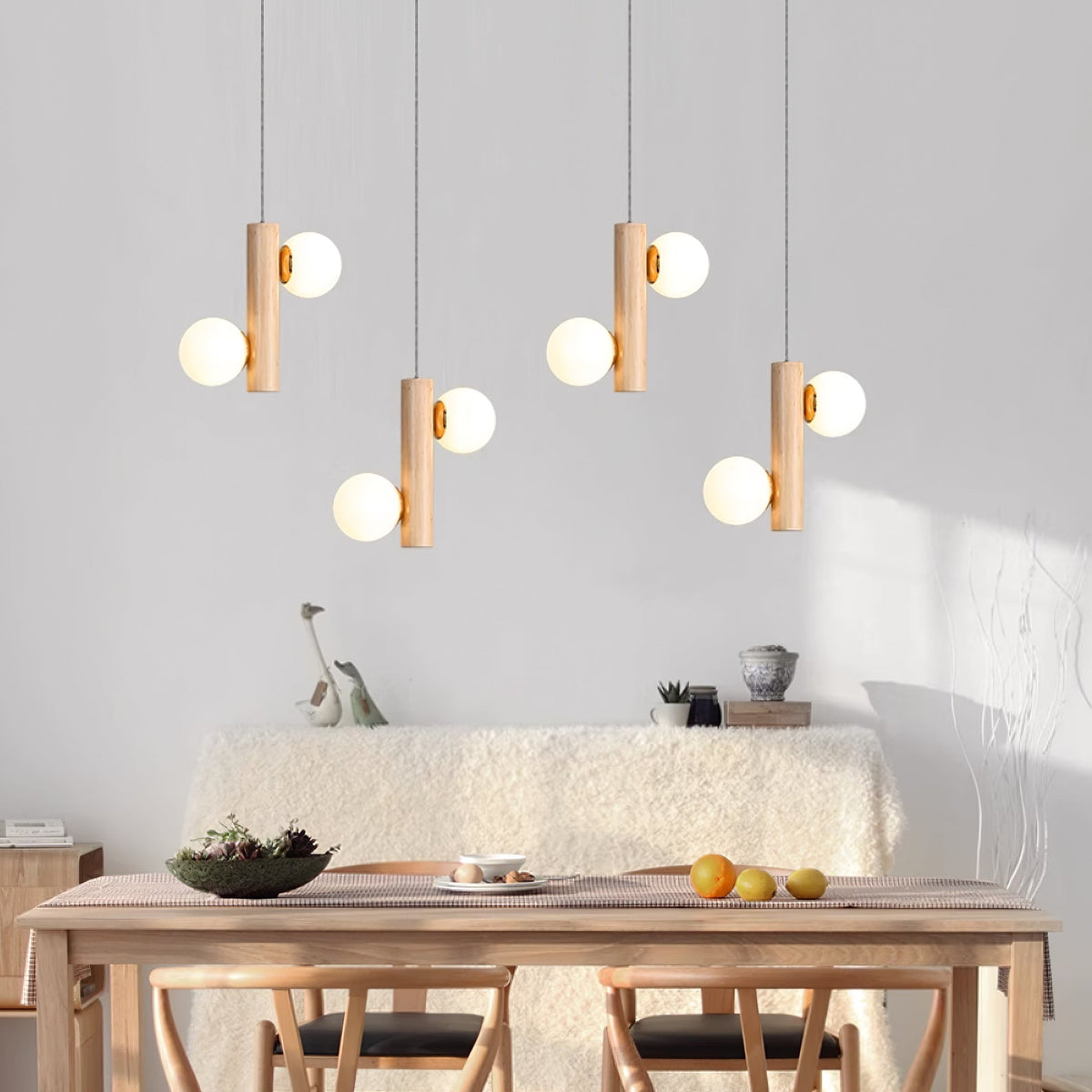 Solstica Hout klassieke hanglamp