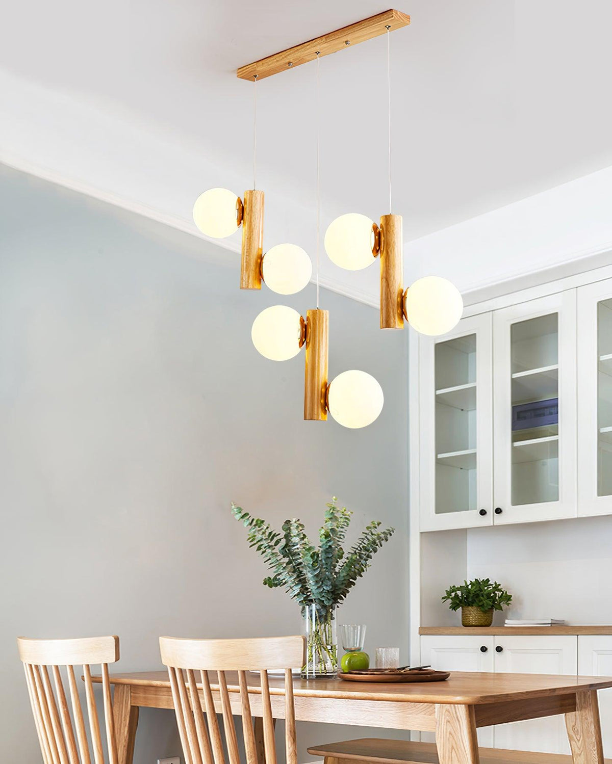 Solstica Hout klassieke hanglamp