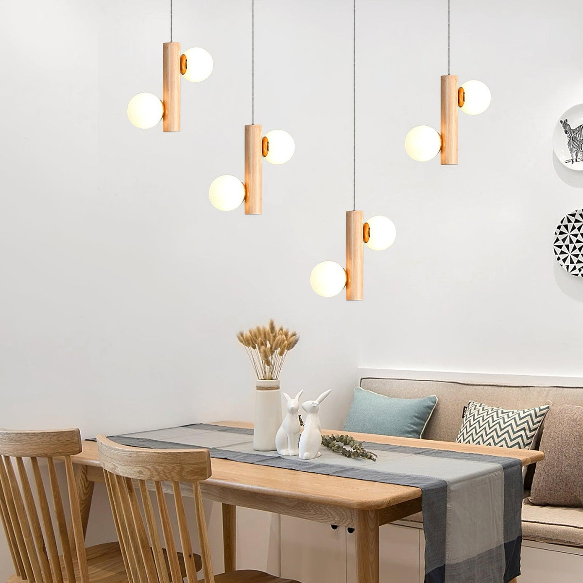 Solstica Hout klassieke hanglamp