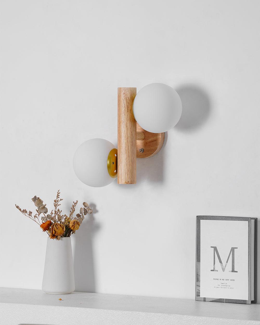 Fioran Hout Scandinavische wandlamp
