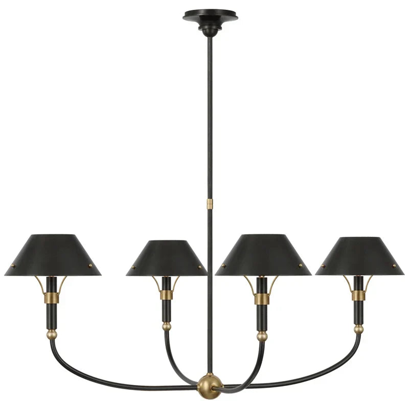 Alessio Vintage Luxe Metaal Kroonluchter Lampenkap Woonkamer Eetkamer