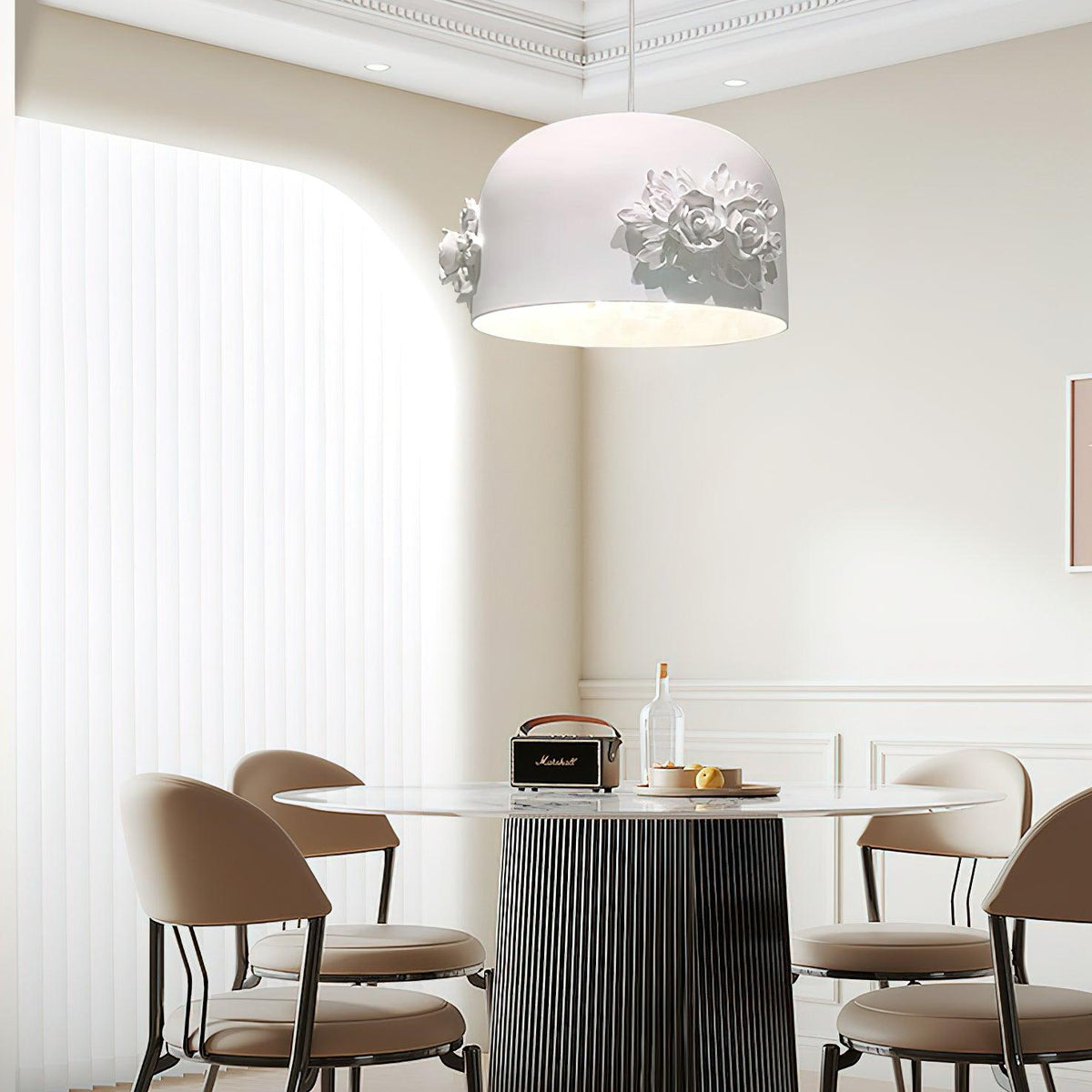 Solstice Minimalistische wandlamp van hars