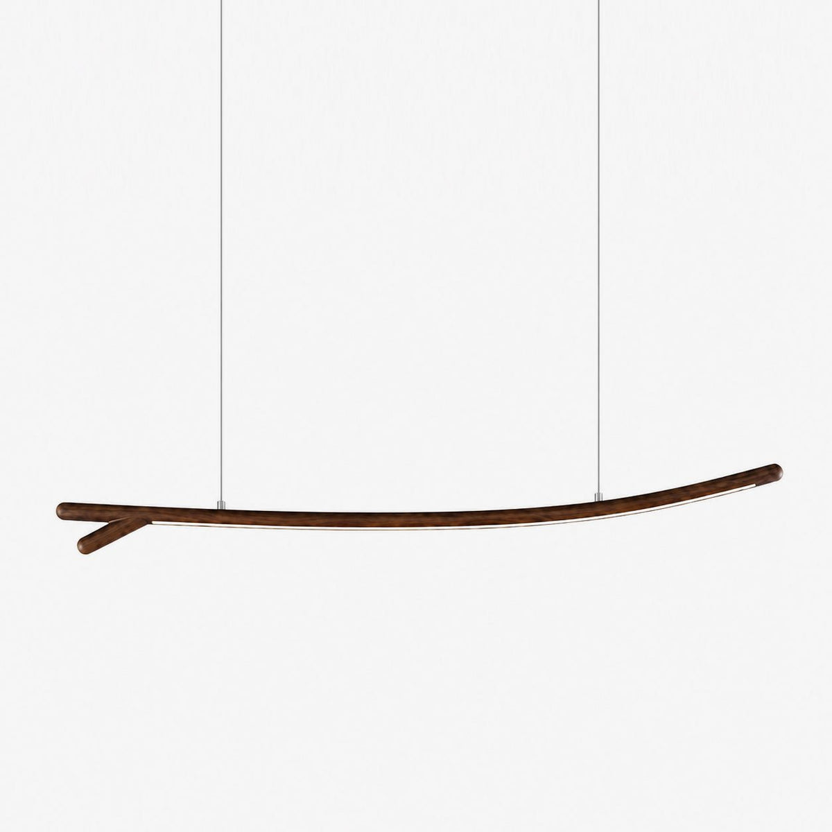 Sylorina hanglamp van walnoothout