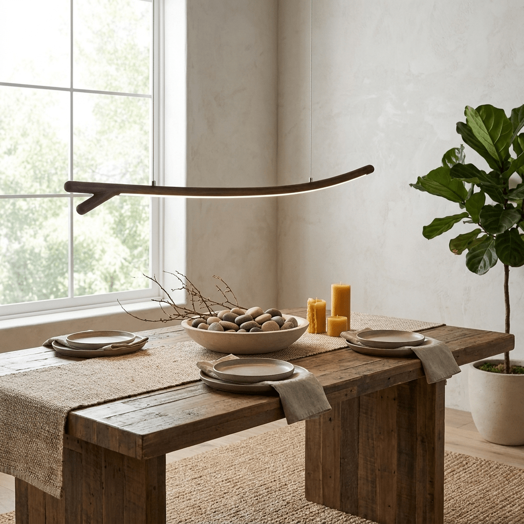 Sylorina hanglamp van walnoothout