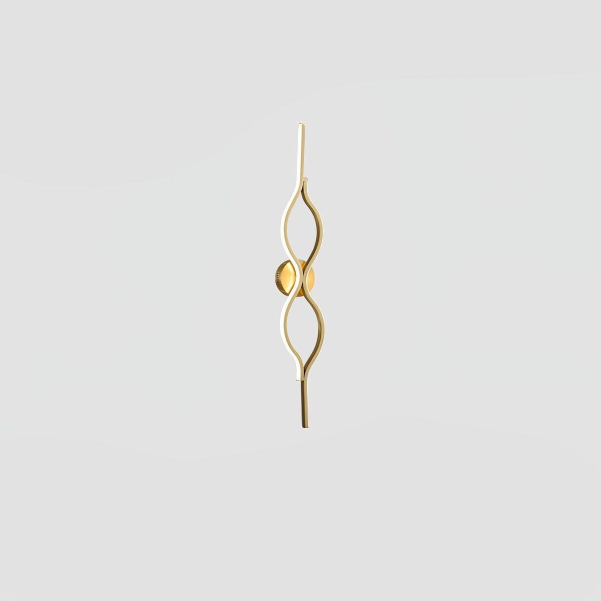 Myvenen klassieke Twist wandlamp van messing