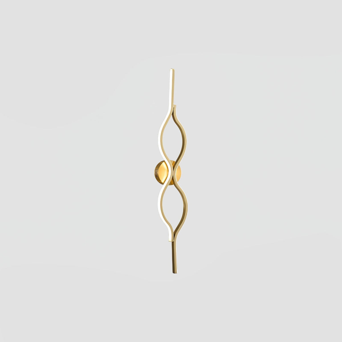 Myvenen klassieke Twist wandlamp van messing