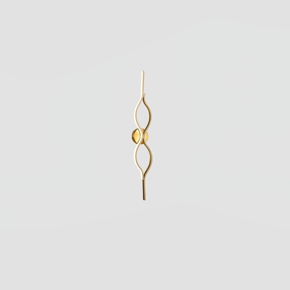 Myvenen klassieke Twist wandlamp van messing