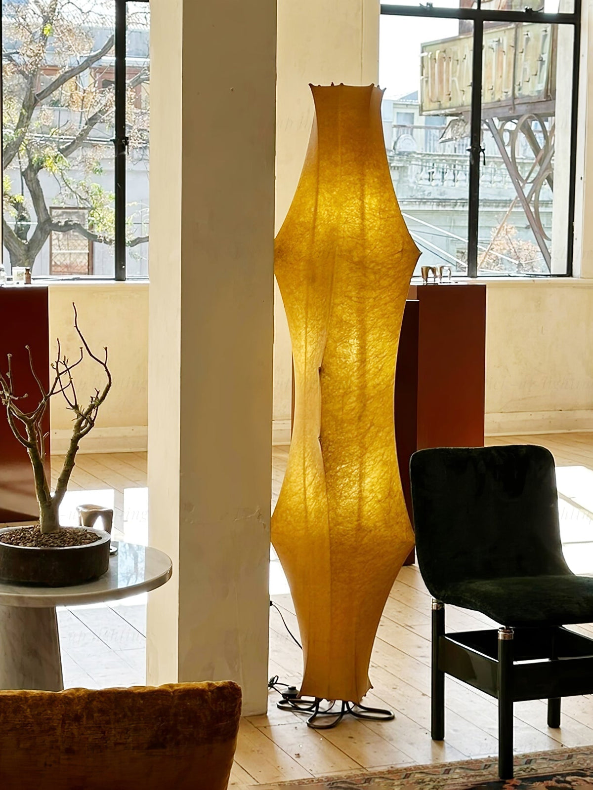Vela Twist Zijde vloerlamp