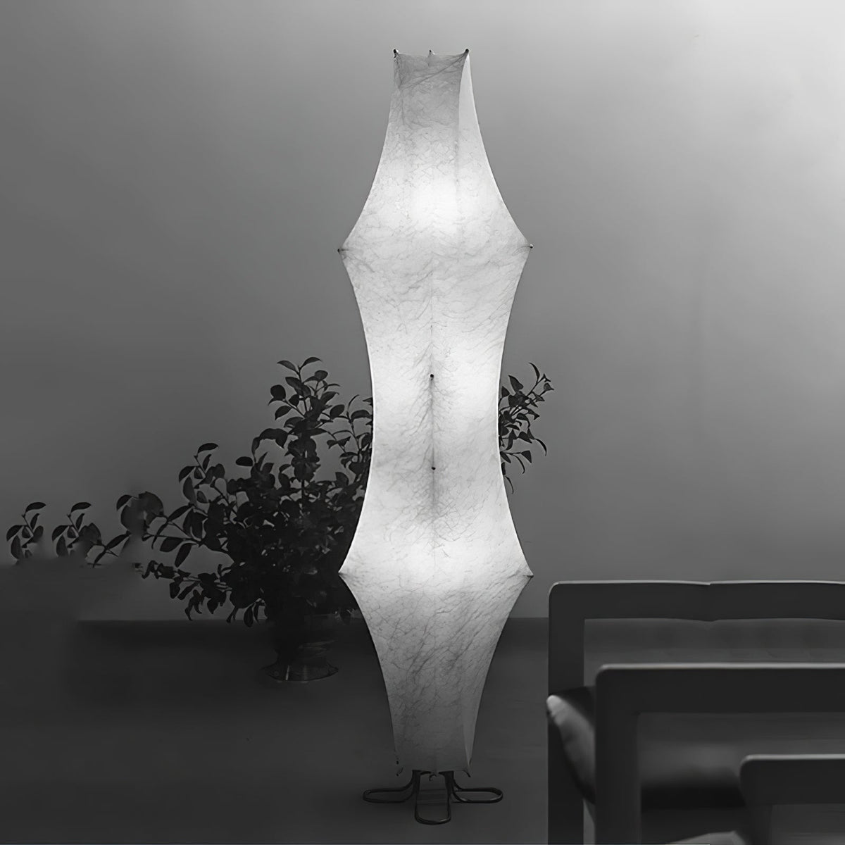 Vela Twist Zijde vloerlamp