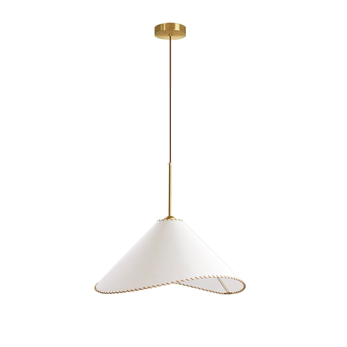 Aursoreth Nordic Twisted Shade stof hanglamp