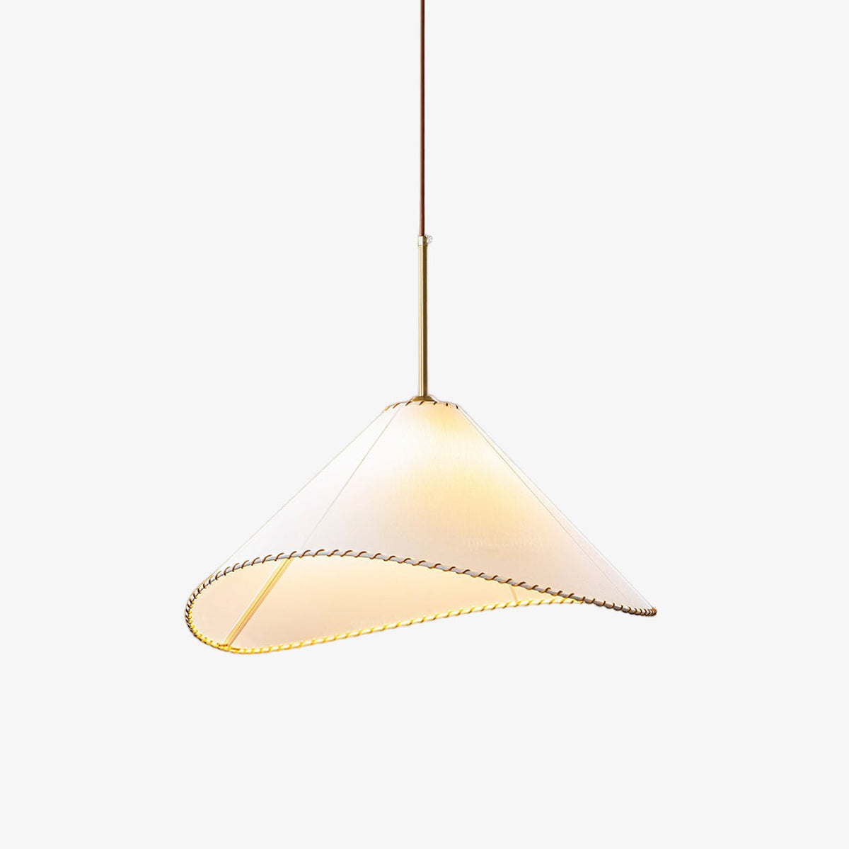 Aursoreth Nordic Twisted Shade stof hanglamp
