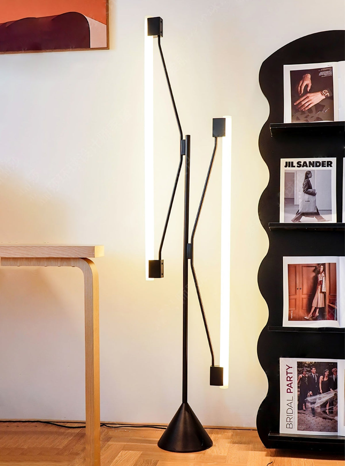 Axis twee-buis vloerlamp