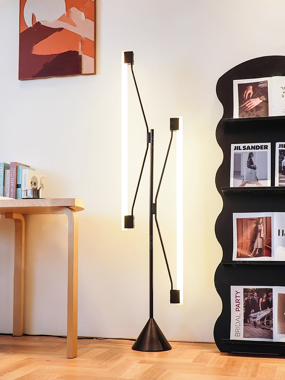 Axis twee-buis vloerlamp