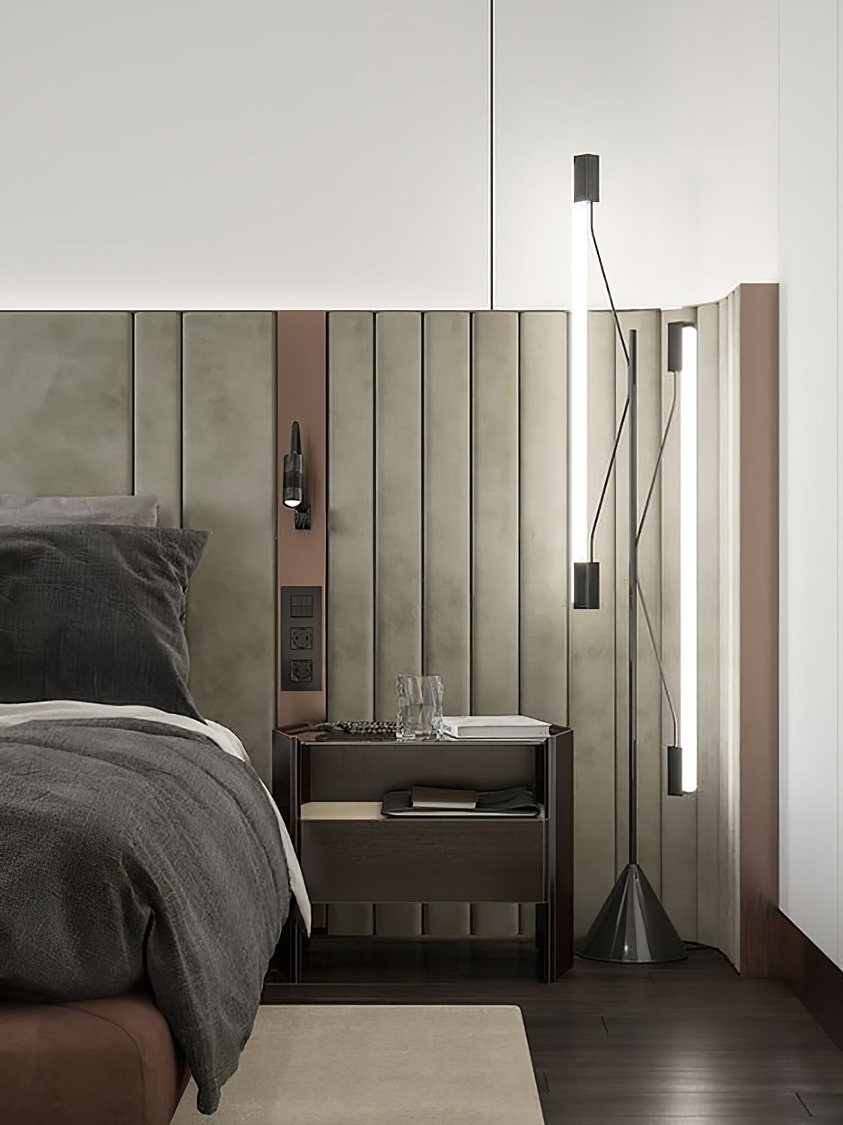 Axis twee-buis vloerlamp