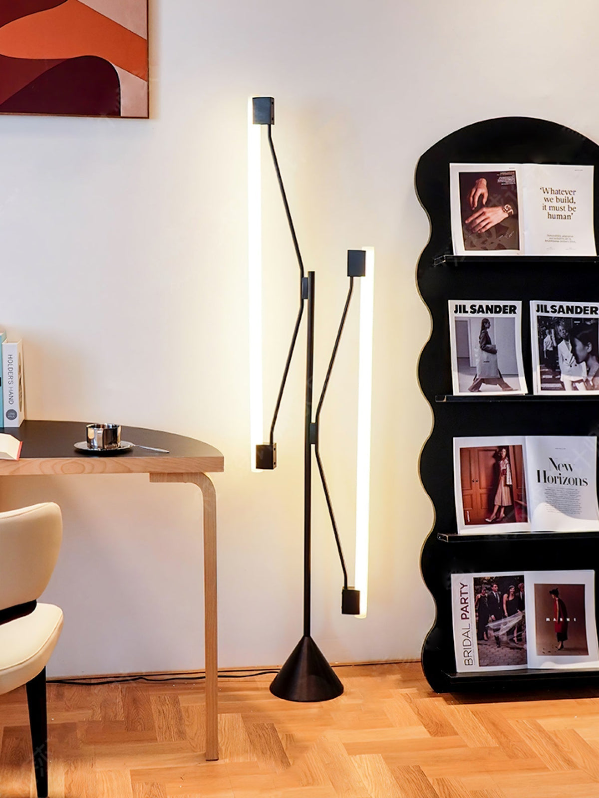 Axis twee-buis vloerlamp