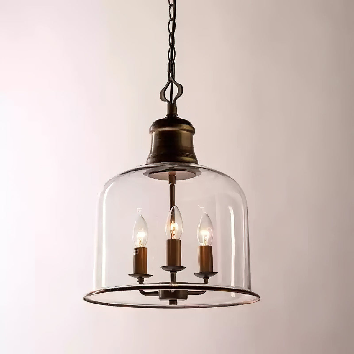 Celaniella Vintage elegantie hanglamp van glas