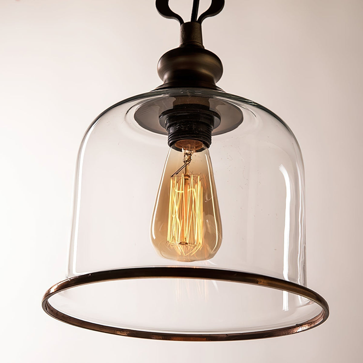 Celaniella Vintage elegantie hanglamp van glas