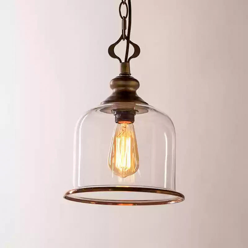 Celaniella Vintage elegantie hanglamp van glas