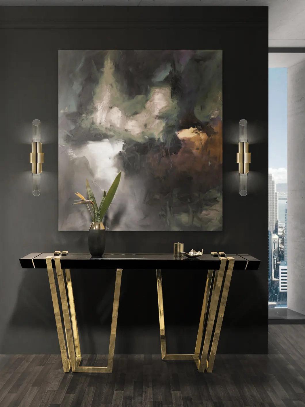 Seluise wandlamp Noordse kunst Klein Kristal Metaal