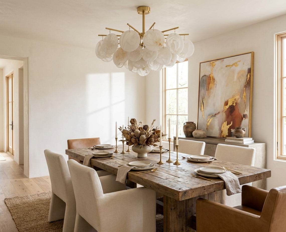 Lintonhurst Albasten kroonluchter