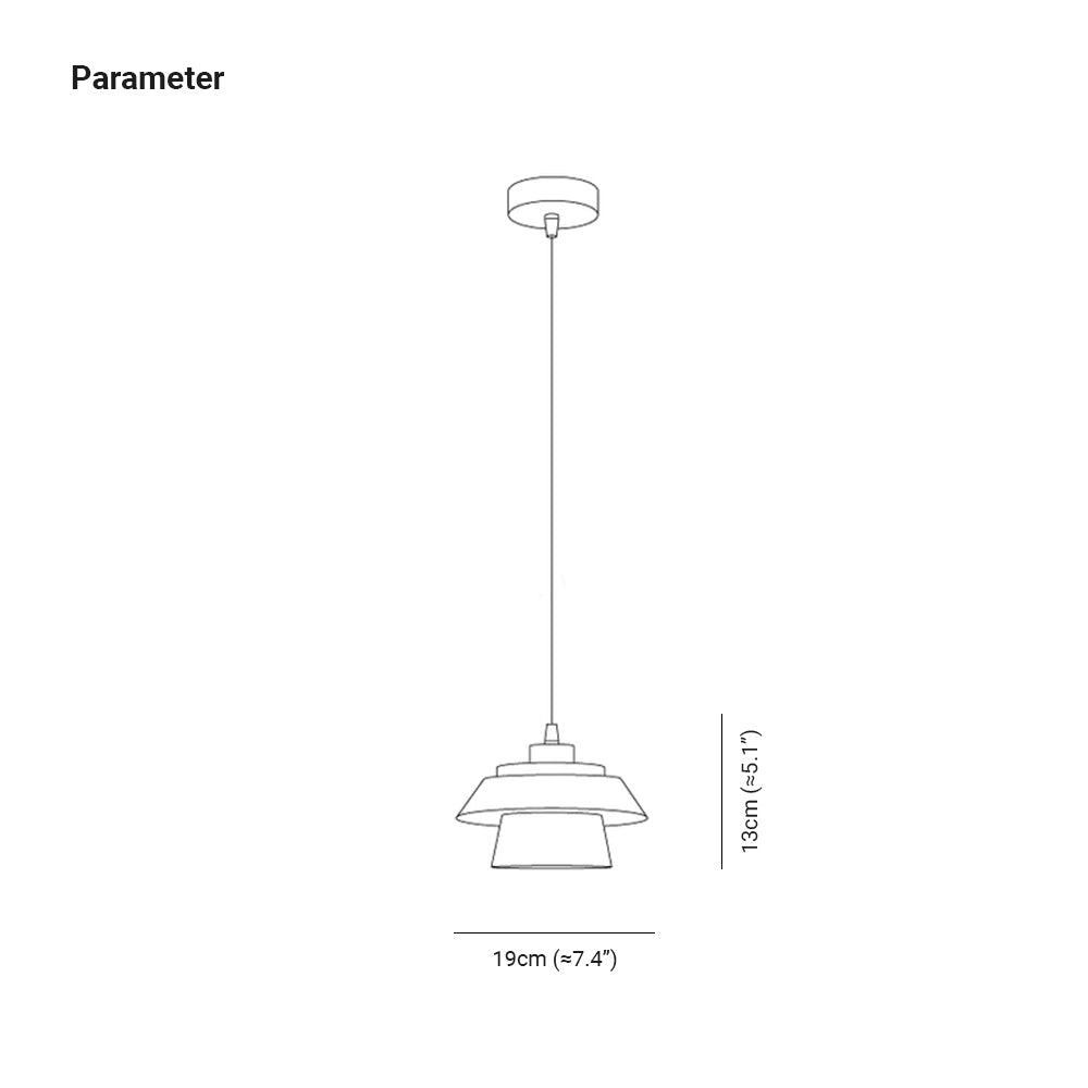 Zaid Moderne Design LED Hanglamp Metaal Hout 6 Kleur Slaapkamer/Woonkamer