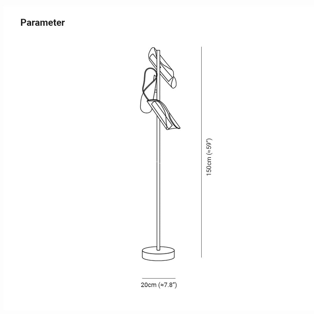 Salgado Moderne LED Vloerlamp Metaal/Acryl Goud Slaap/Woon/Eetkamer