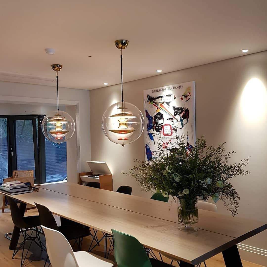 Gyan Futuristische hanglamp van aluminium