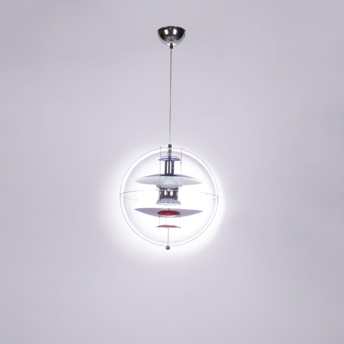 Gyan Futuristische hanglamp van aluminium