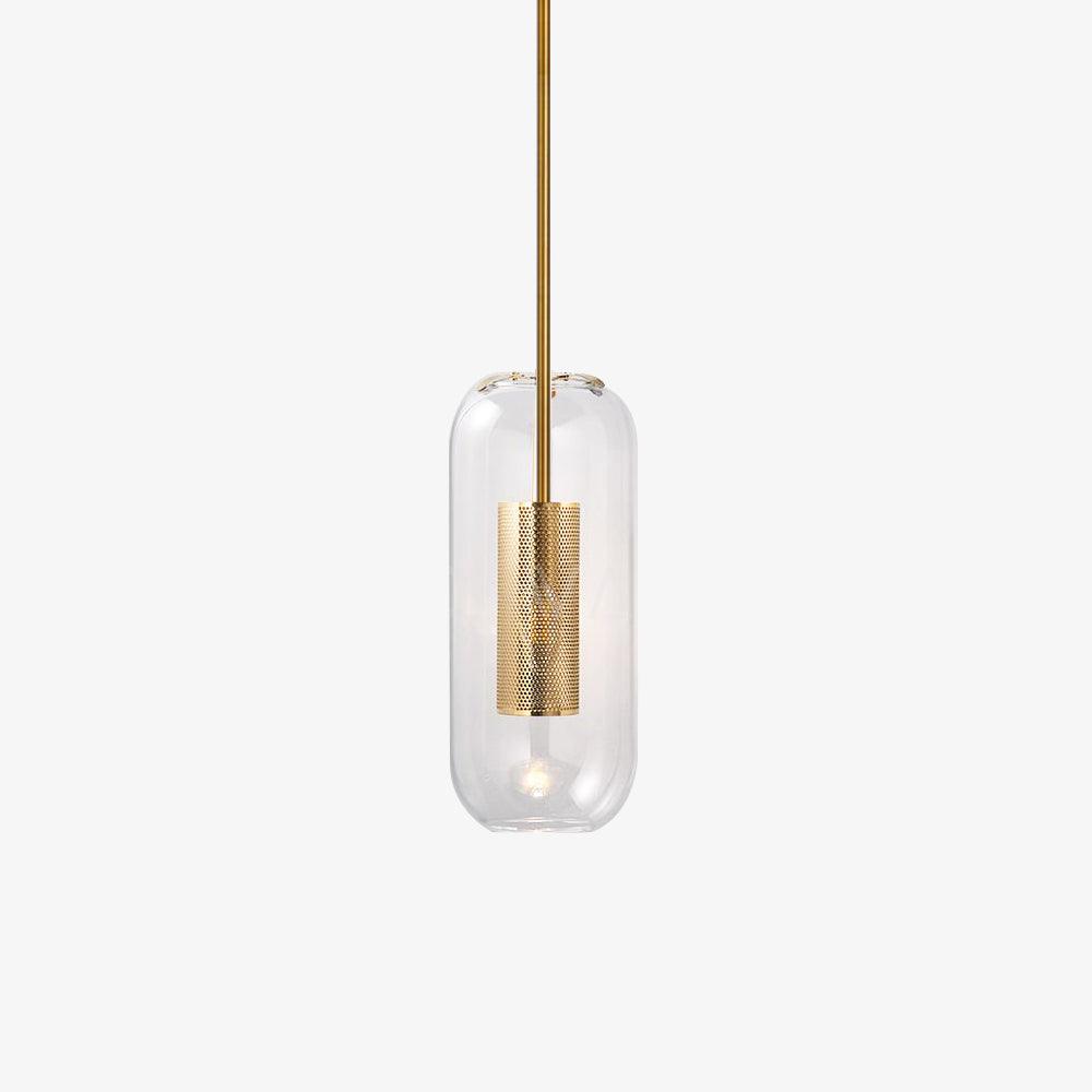 Sypharil Minimalistische hanglamp met glas