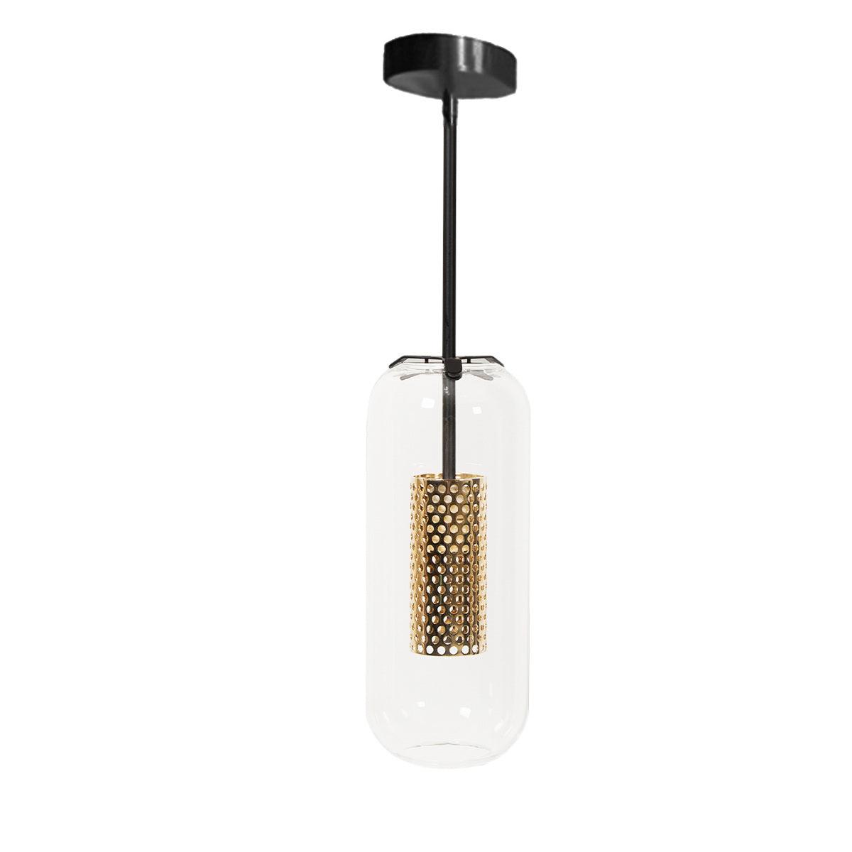 Sypharil Minimalistische hanglamp met glas