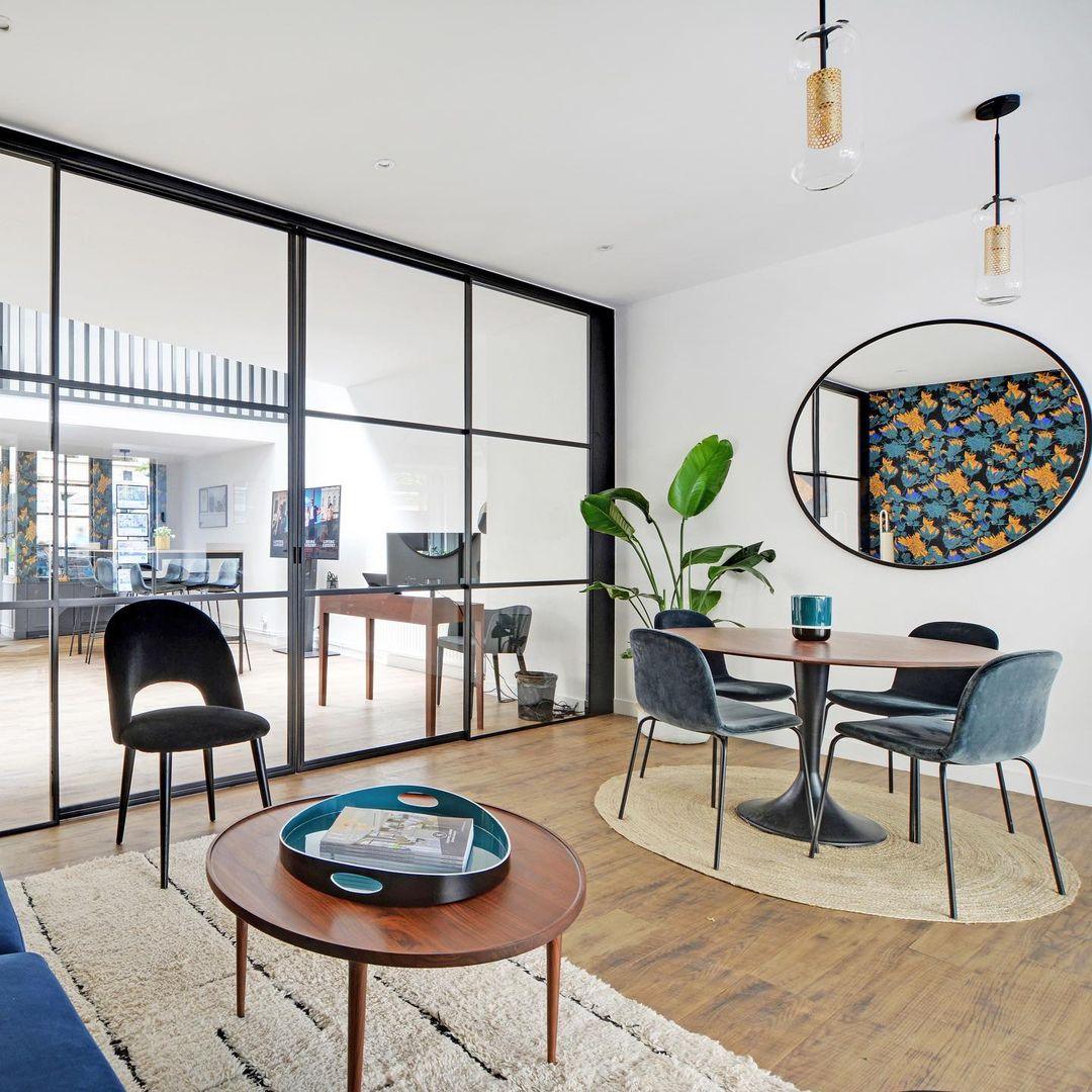 Sypharil Minimalistische hanglamp met glas