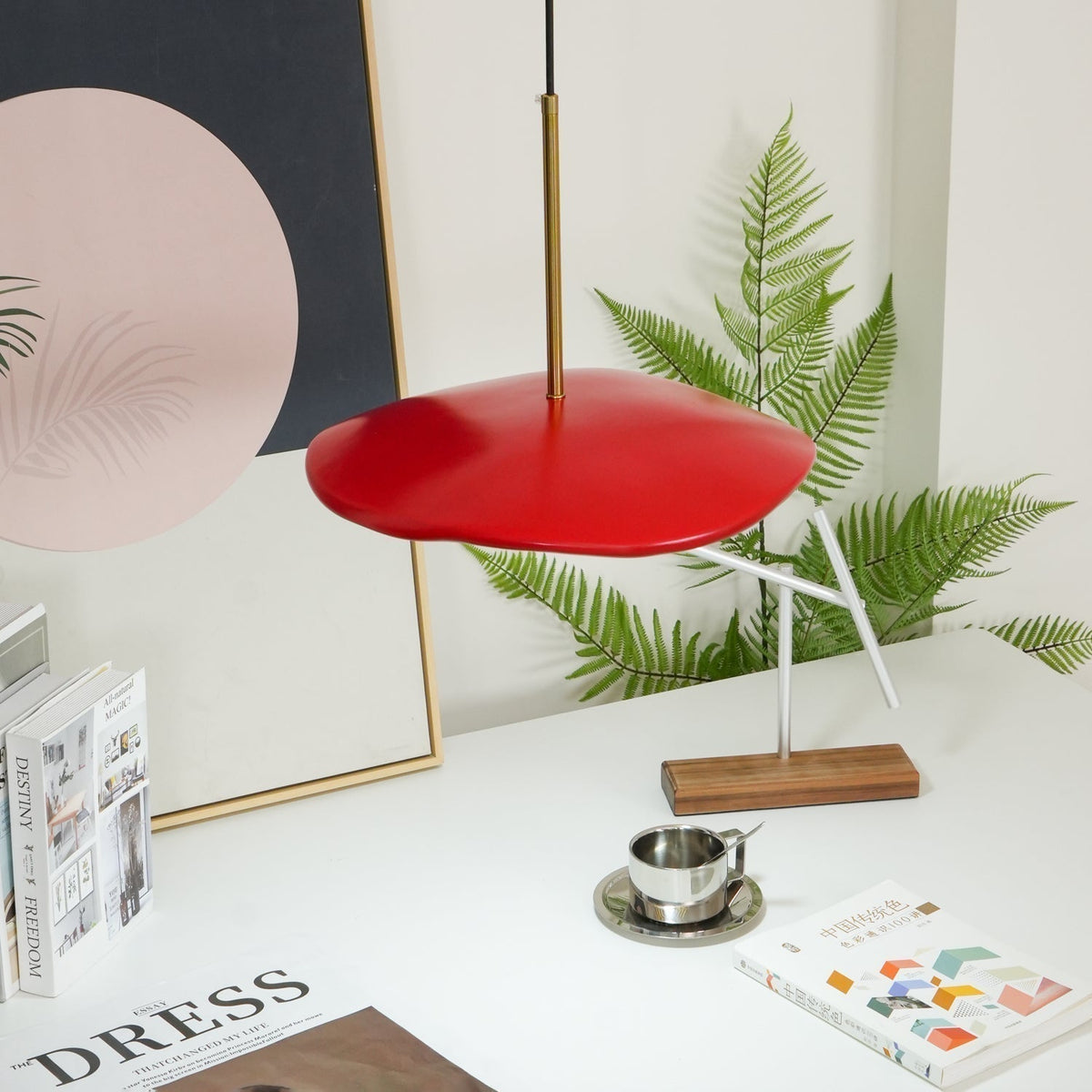 Mariva Moderne hanglamp met golfvorm en accent goudkleurig
