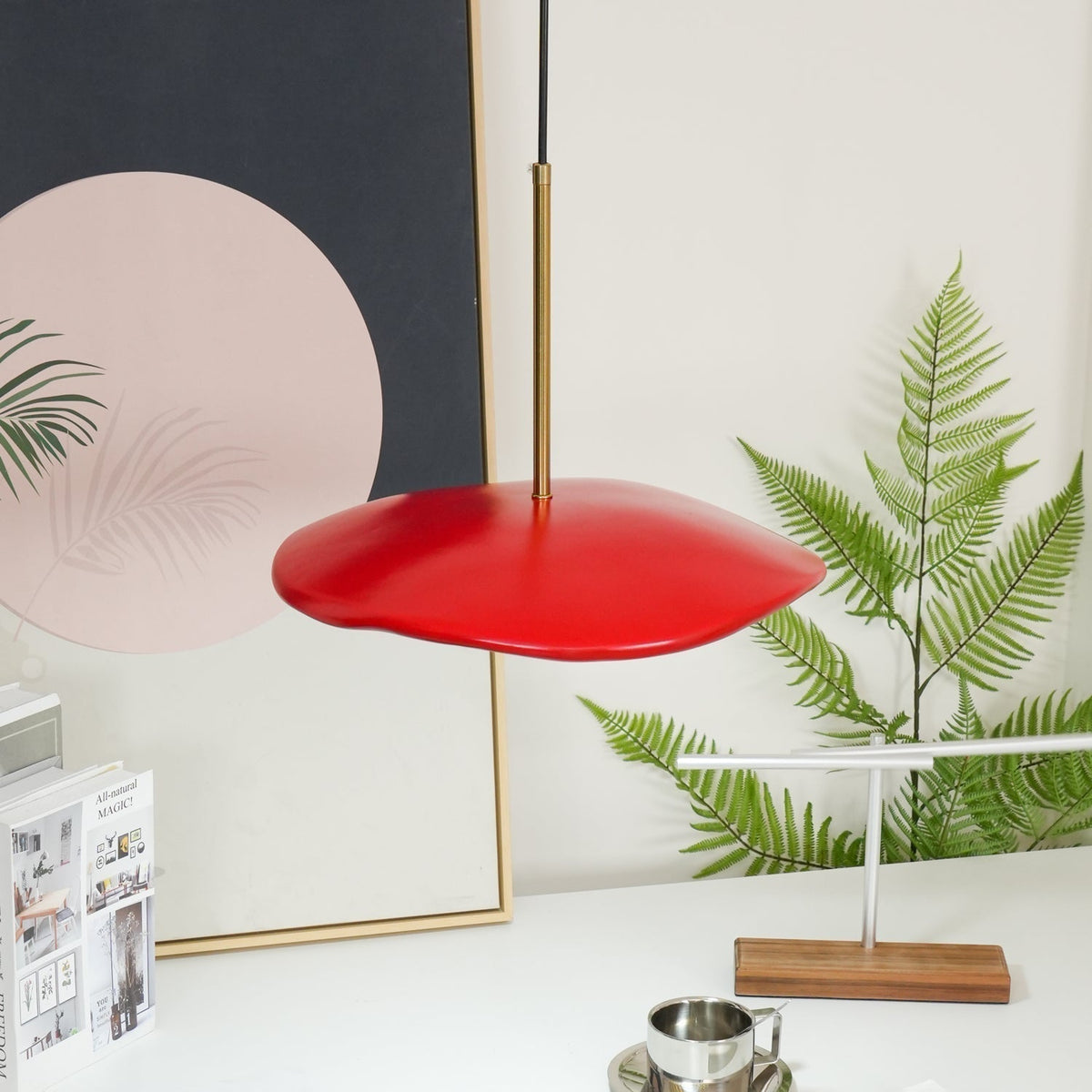 Mariva Moderne hanglamp met golfvorm en accent goudkleurig