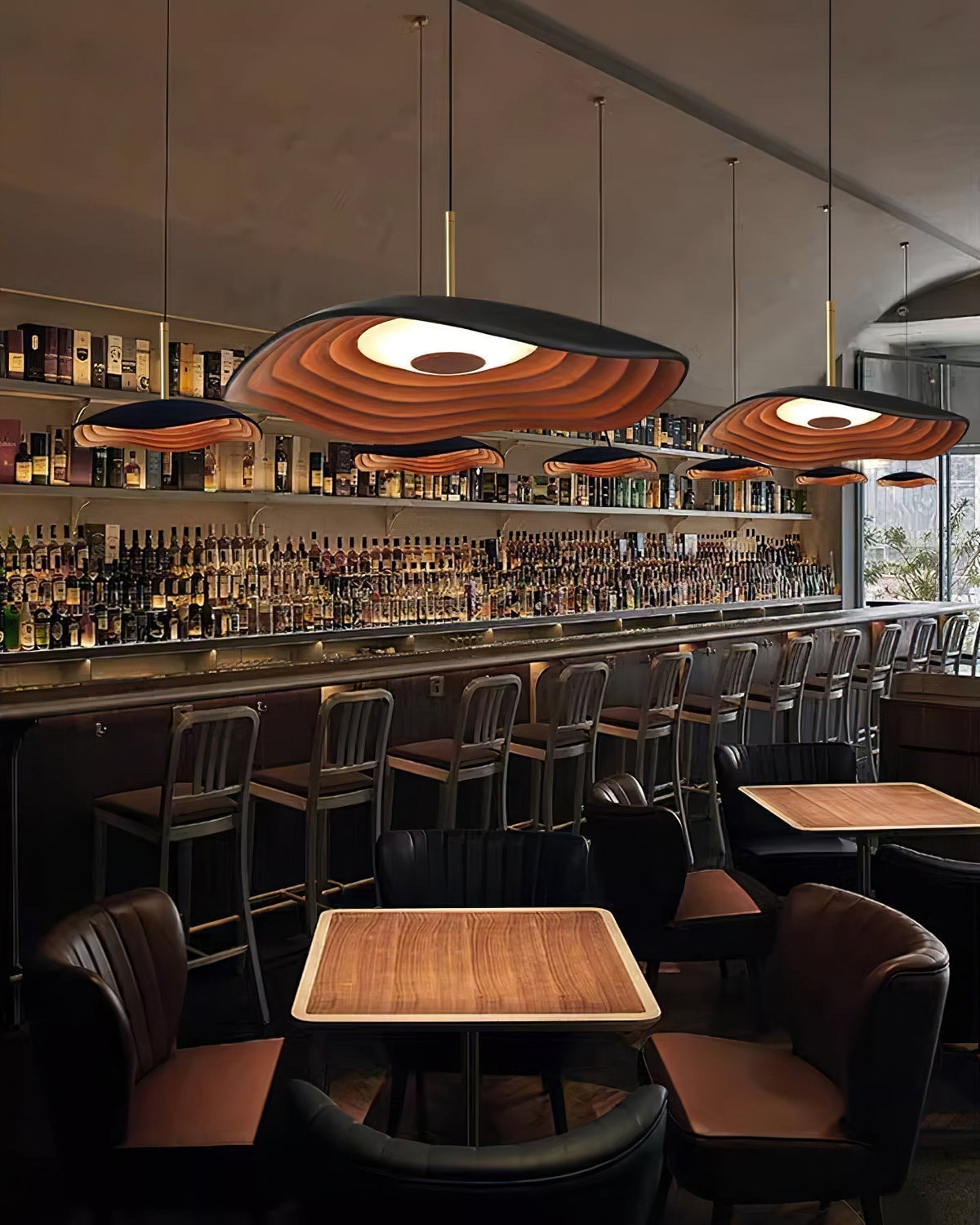 Mariva Moderne hanglamp met golfvorm en accent goudkleurig
