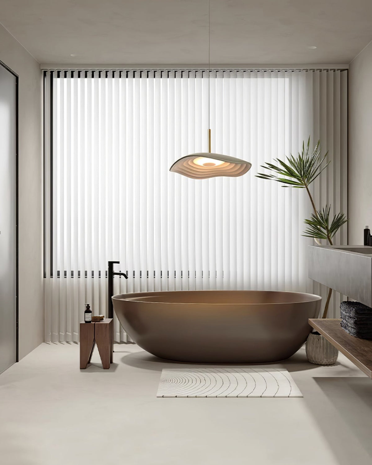 Mariva Moderne hanglamp met golfvorm en accent goudkleurig