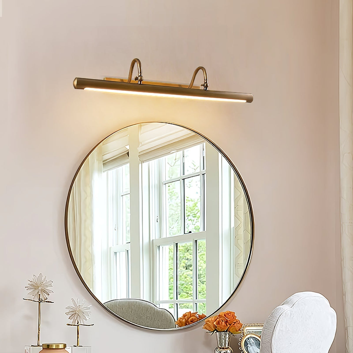 Clara Twin Arm Vanity wandlamp