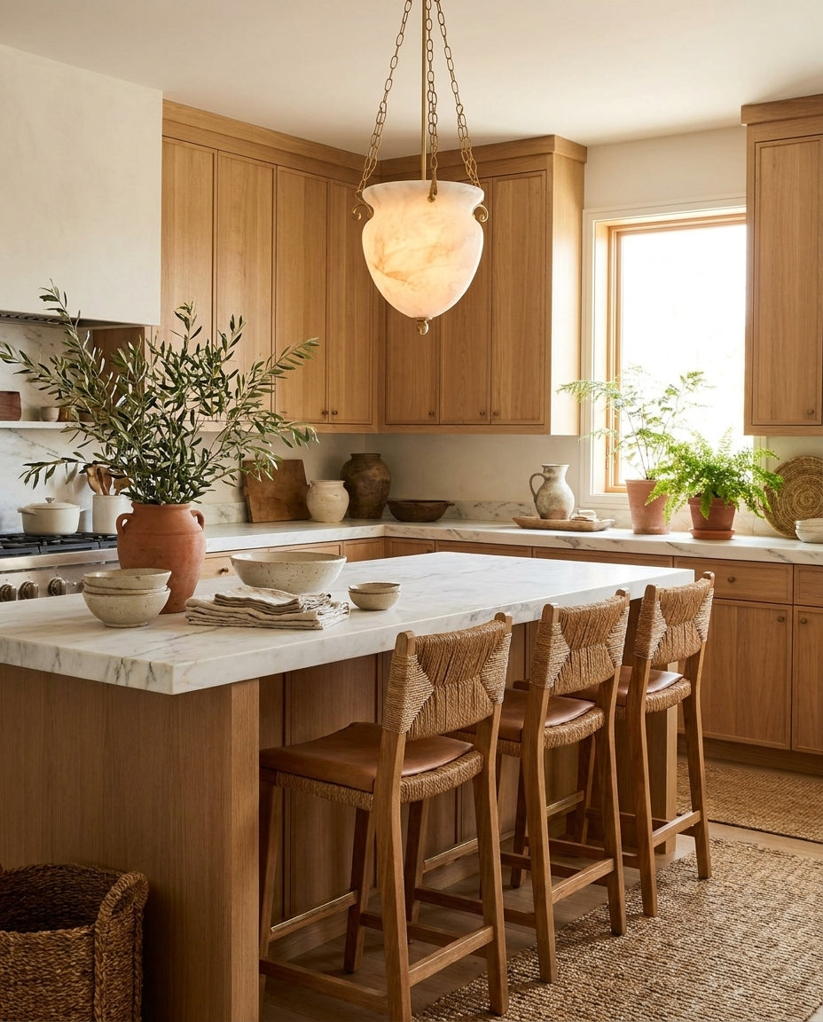Ashcombe Albasten hanglamp