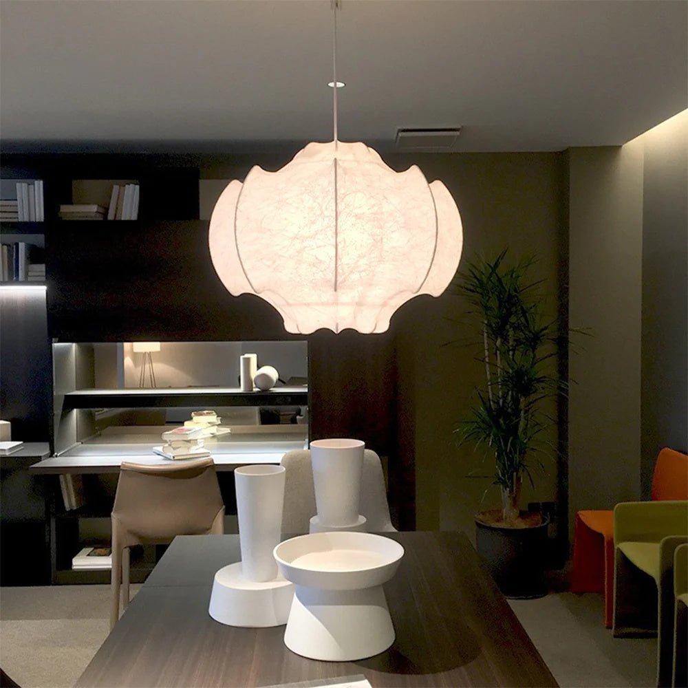 Lotus Minimalistische hanglamp van zijde