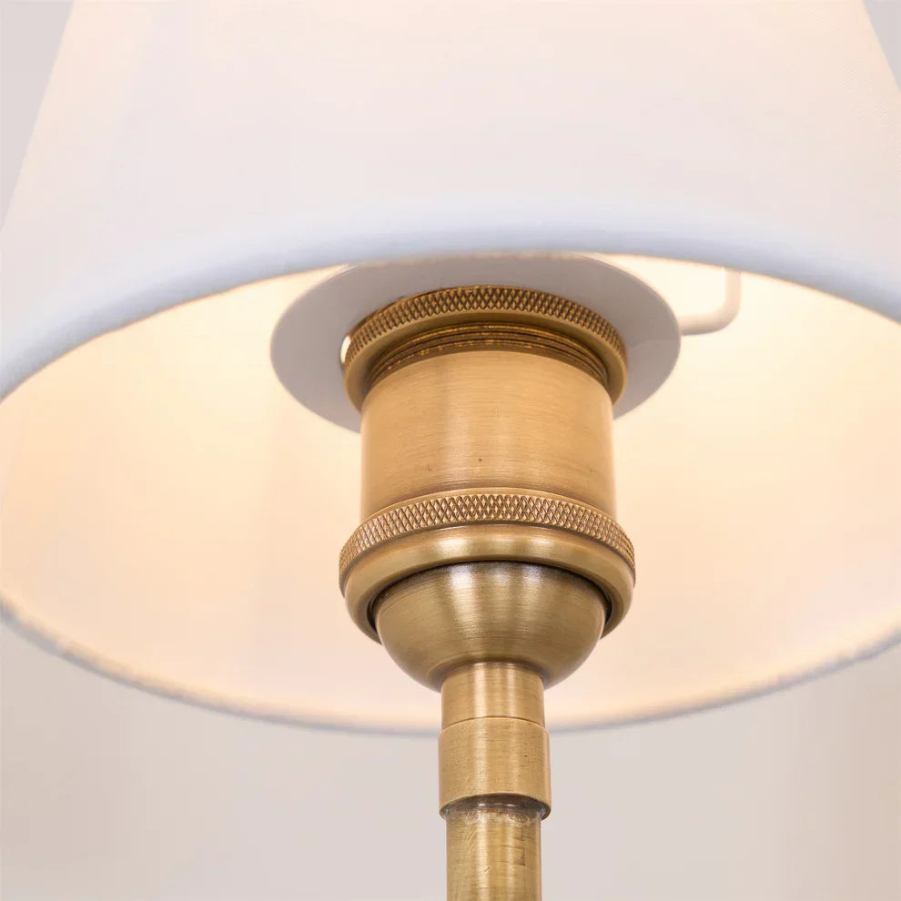 Alessio Vintage Klassiek Metaal Stof Wandlamp Lampenkap Badkamer Slaapkamer