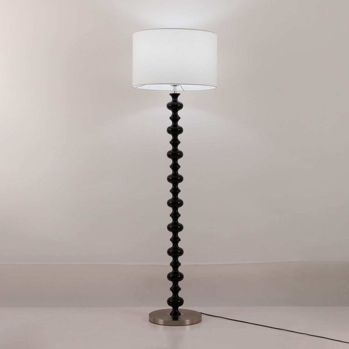 Eloisen Hout Stoffen Minimalistische vloerlamp