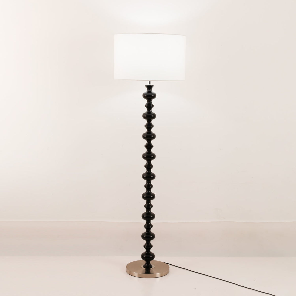 Eloisen Hout Stoffen Minimalistische vloerlamp