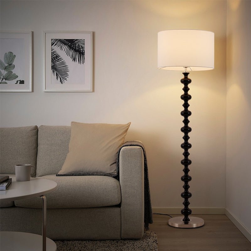 Eloisen Hout Stoffen Minimalistische vloerlamp