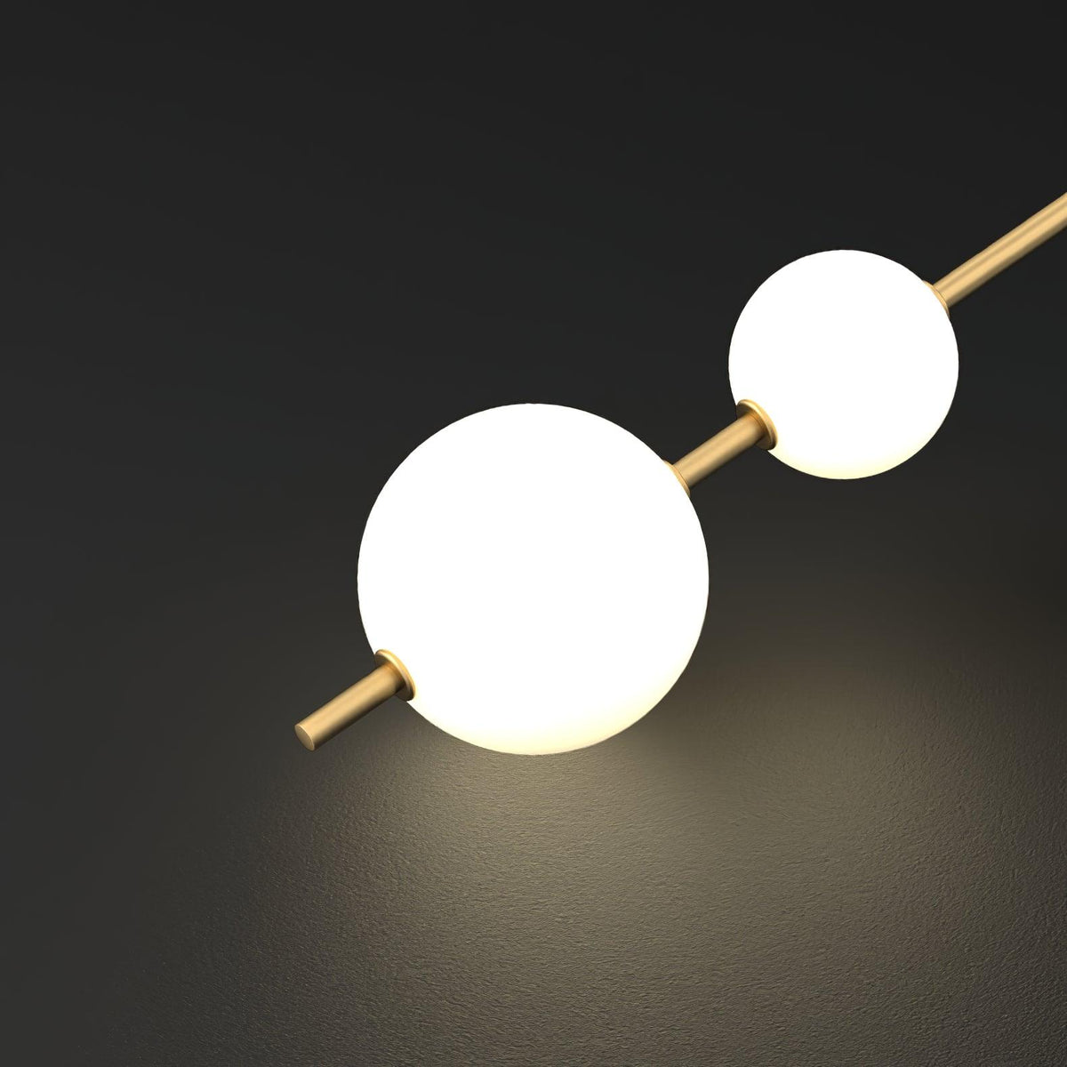 Ilraeia wandlamp met verticale bollen