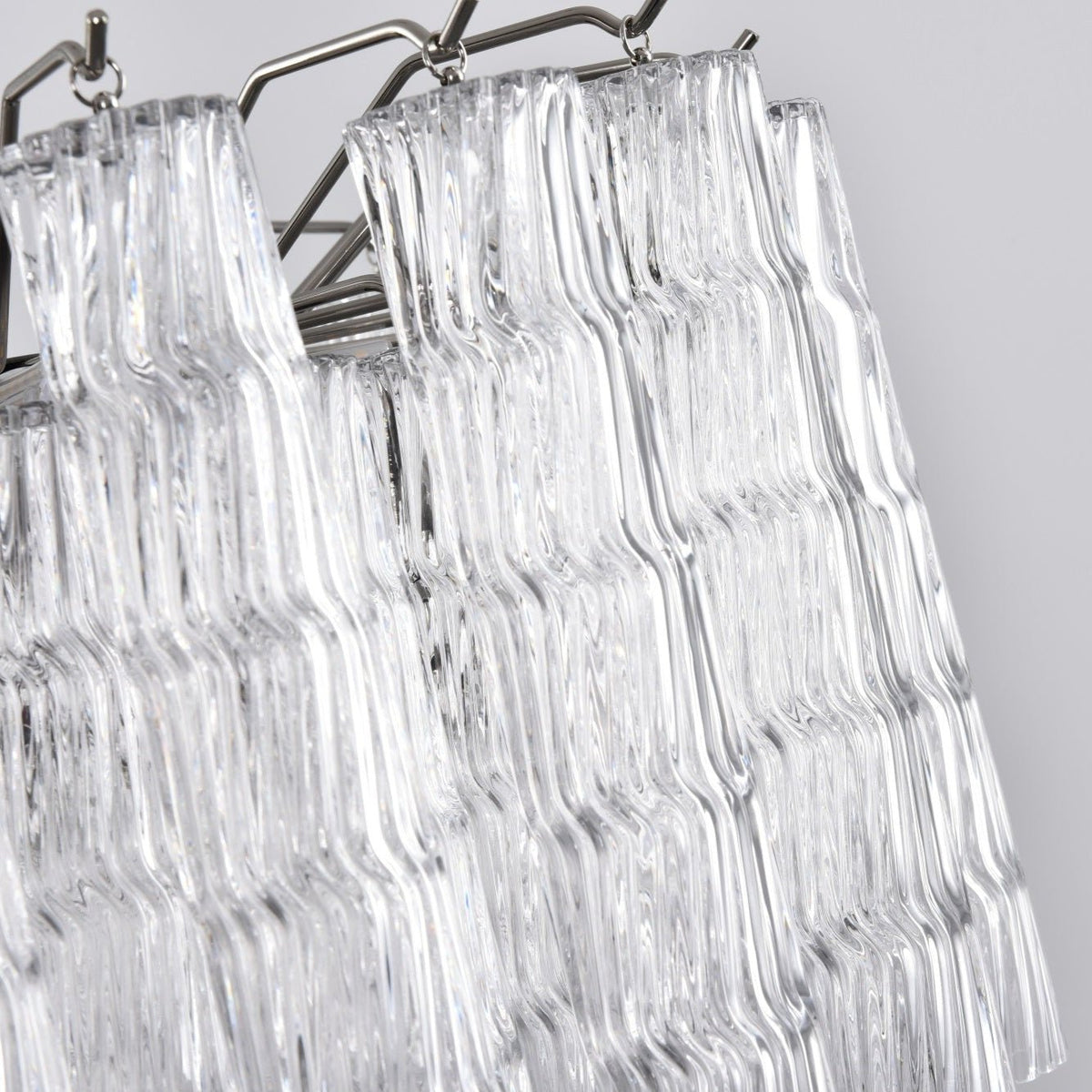 Veliella kroonluchter Murano-glas met cascaderende golven