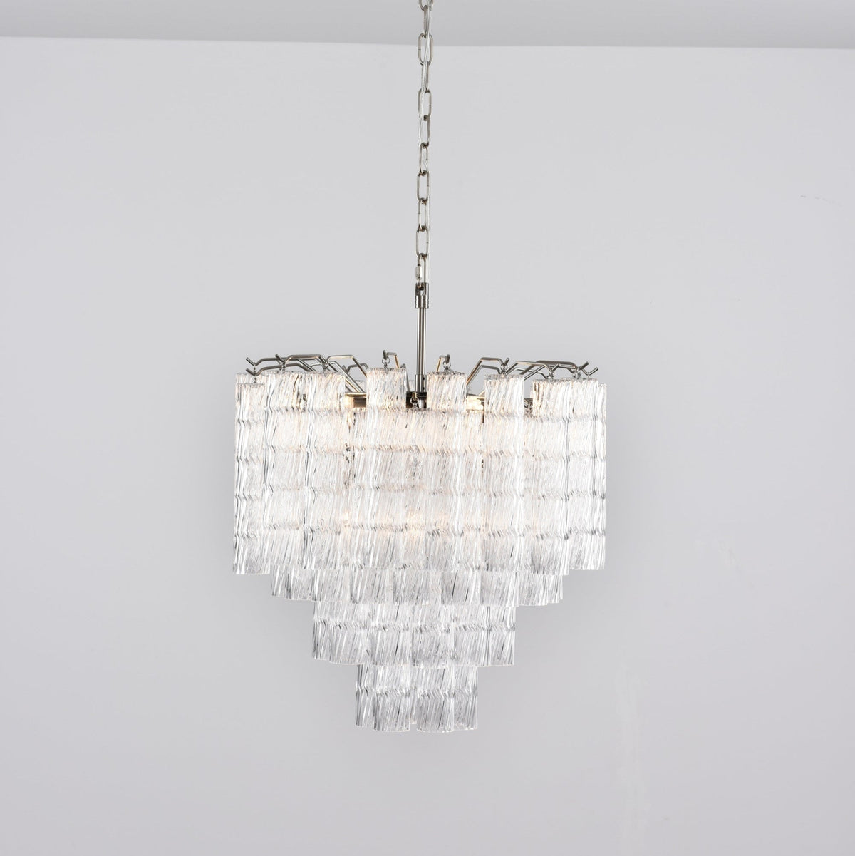 Veliella kroonluchter Murano-glas met cascaderende golven