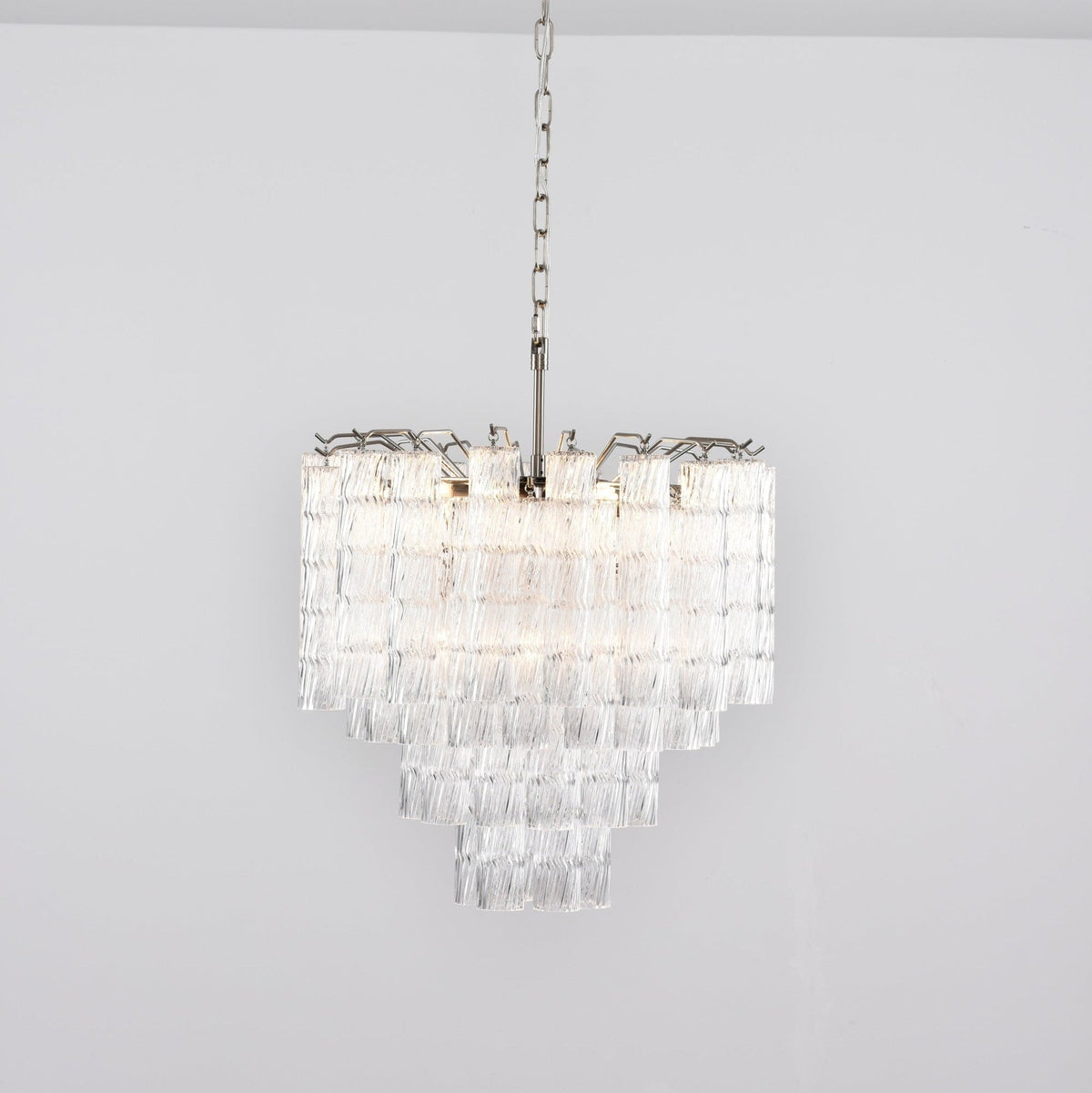 Veliella kroonluchter Murano-glas met cascaderende golven