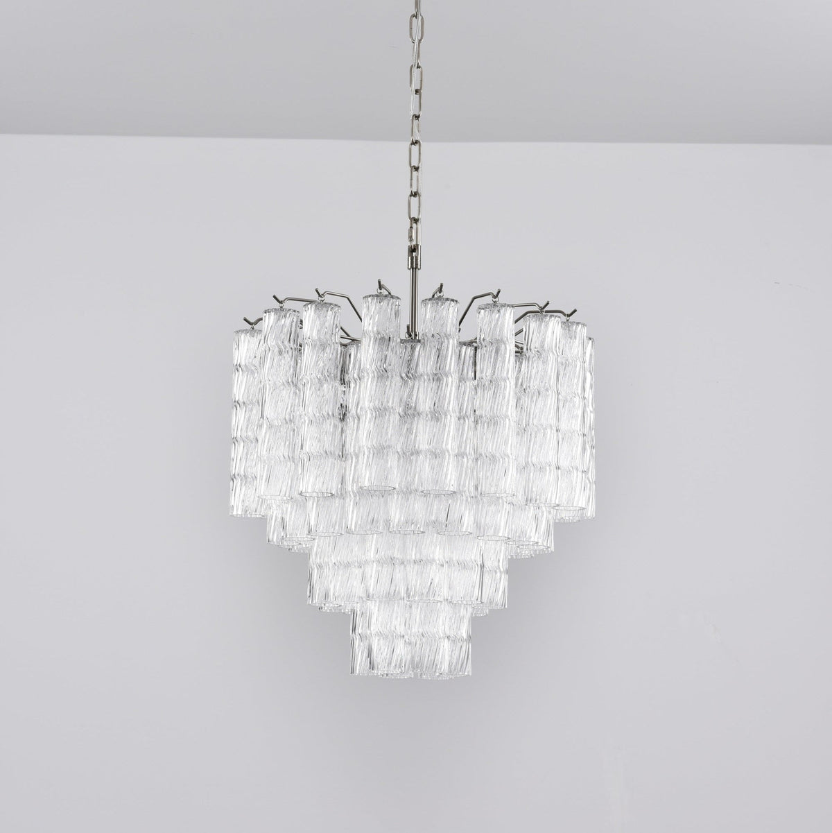 Veliella kroonluchter Murano-glas met cascaderende golven