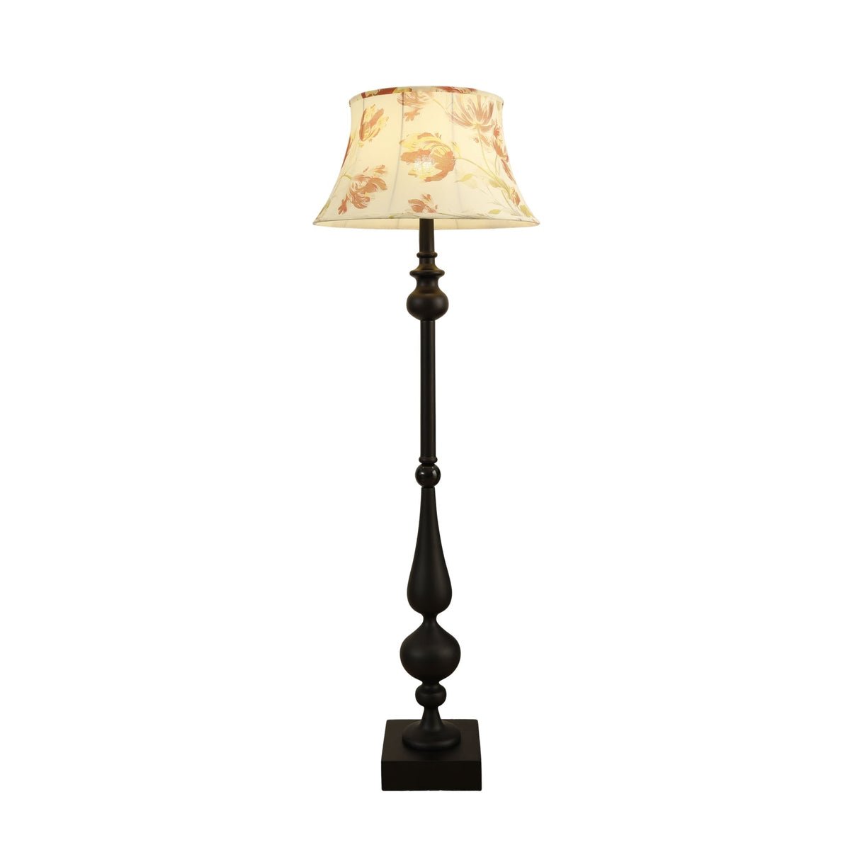 Floren Hout Stoffen Klassieke vloerlamp