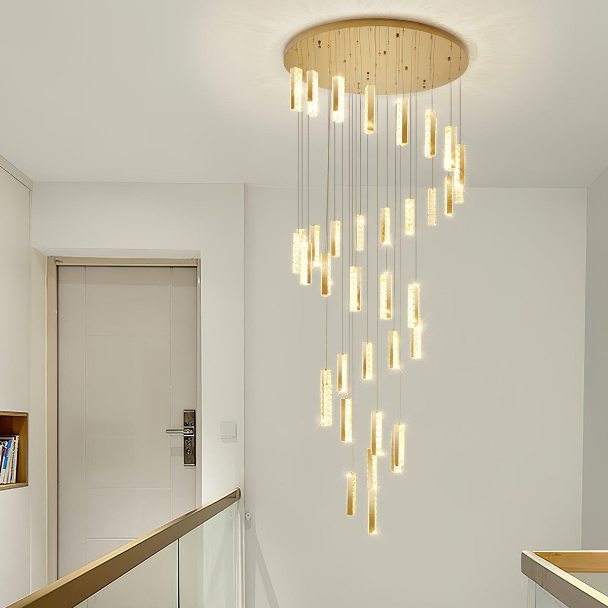 Sorenaria Kroonluchter Villa Forci hanglamp Zilver Modern